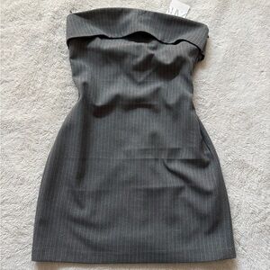 Zara mini pinstripe dress